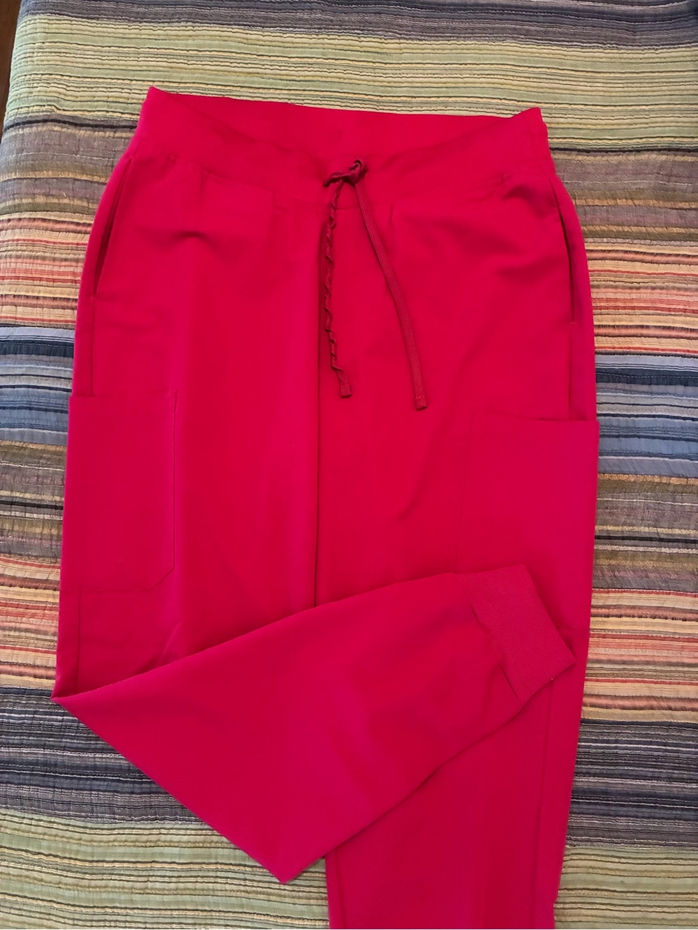 Bundle Set of 6 Pairs Medcouture & Mandala Scrubs Bottoms Joggers - Picture 12 of 13